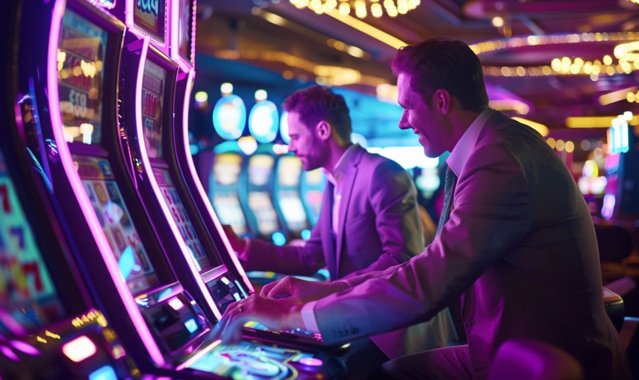 Ilustrasi pengamanan data pribadi dan transaksi dalam platform live casino dengan nuansa neon